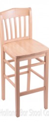 Bar Stool with Wood Frame #4