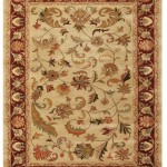 Oriental Rug in Red and Ivory color with a pure wool pile