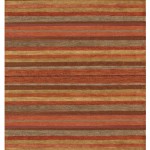 Hand tufted Oriental rug with an antique washed, semi-worsted and twisted New Zealand wool and art silk pile